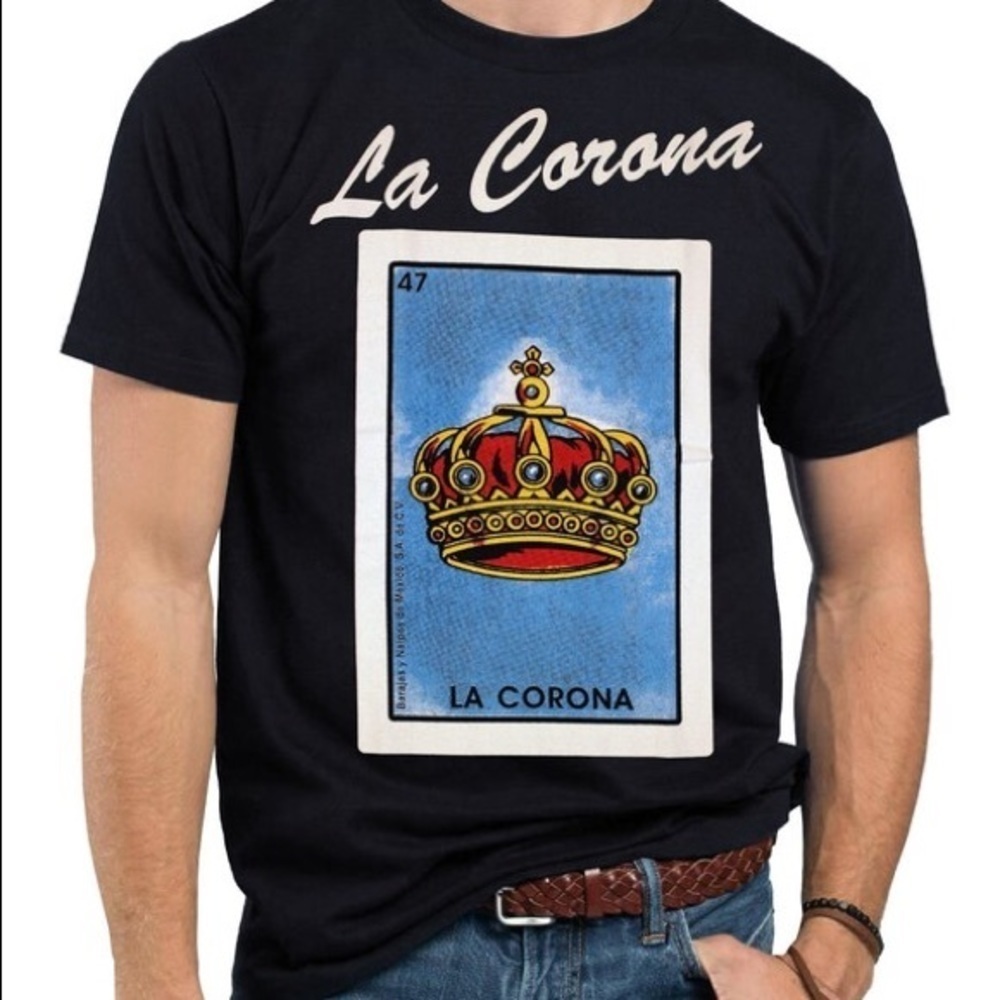 Loteria La Corona Loteria Mexican Bingo T-Shirt